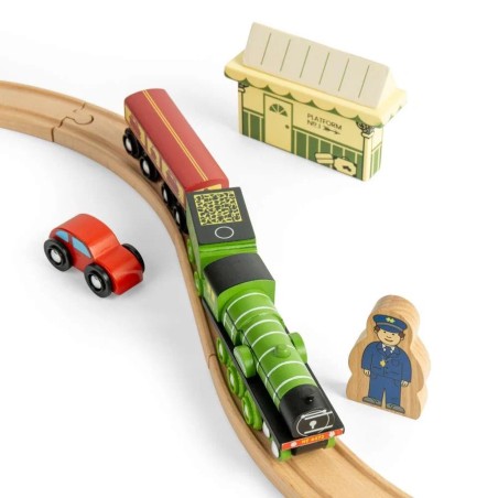 Bigjigs Rail Dřevěná vláčkodráha Flying scotsman