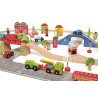 Bigjigs Rail Vláčkodráha a autodráha