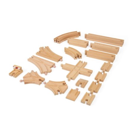 Bigjigs Rail Dřevěné koleje set