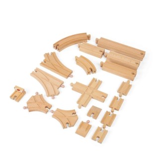 Bigjigs Rail Dřevěné koleje set