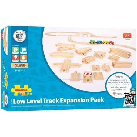 Bigjigs Rail Dřevěné koleje set