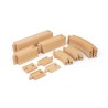 Bigjigs Rail Dřevěné koleje set 24 dílů