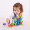Bigjigs Baby Nasazování barevných květinek