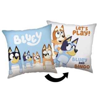 Jerry Fabrics Dětský polštářek Bluey Lets Play 40x40 cm