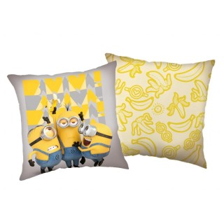 Jerry Fabrics Dětský polštářek Mimoni Crazy Mood 40x40 cm
