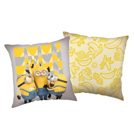 Jerry Fabrics Dětský polštářek Mimoni Crazy Mood 40x40 cm