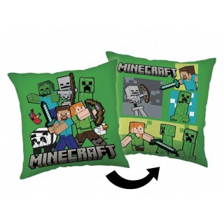 Jerry Fabrics Dětský polštářek Minecraft Life 40x40 cm