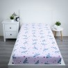 Jerry Fabrics Dětské prostěradlo Lilo and Stitch Pink Stars 90x200x25 cm