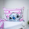 Jerry Fabrics Dětské povlečení Lilo a Stitch Pink Stars 140x200, 70x90 cm