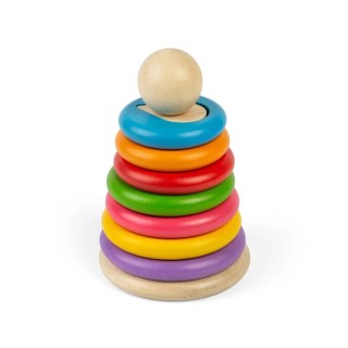 Bigjigs Toys Nasazování tvarů na tyč