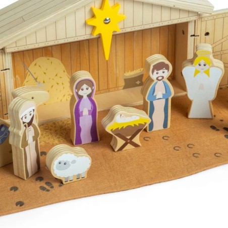 Bigjigs Toys Dřevěný Betlém