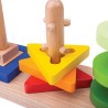 Bigjigs Toys Dřevěná hračka Nasaď a otoč