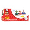 Bigjigs Toys Dřevěná hračka Nasaď a otoč