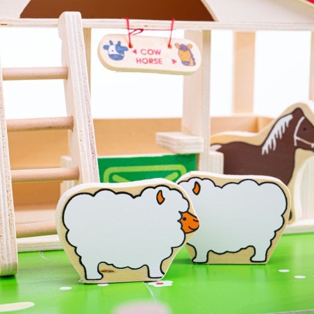 Kopie Bigjigs Toys Motorická aktivní kostka s labyrintem