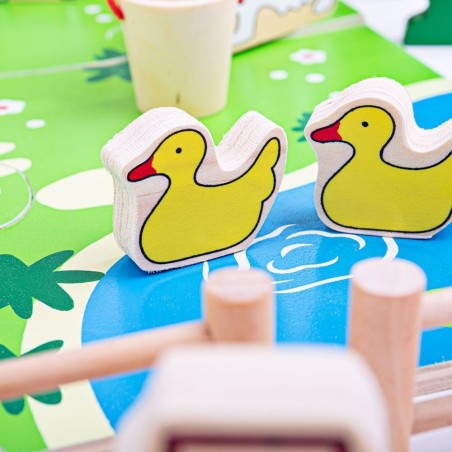 Kopie Bigjigs Toys Motorická aktivní kostka s labyrintem