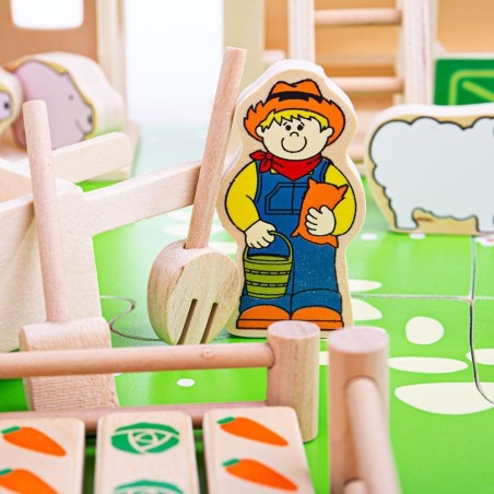 Kopie Bigjigs Toys Motorická aktivní kostka s labyrintem