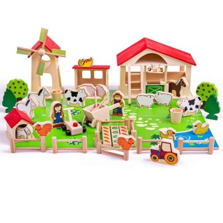 Kopie Bigjigs Toys Motorická aktivní kostka s labyrintem