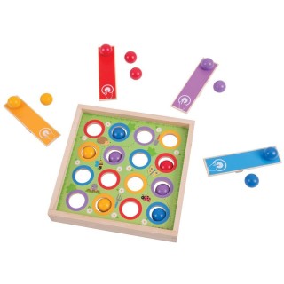 Bigjigs Toys Dřevěná hra kloboučku hop