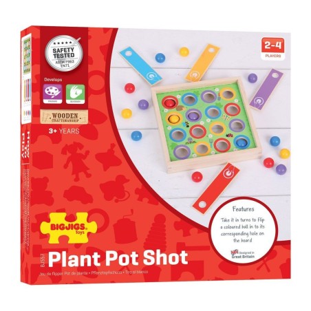 Bigjigs Toys Dřevěná hra kloboučku hop