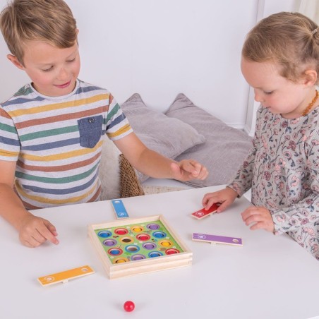 Bigjigs Toys Dřevěná hra kloboučku hop