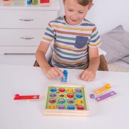 Bigjigs Toys Dřevěná hra kloboučku hop
