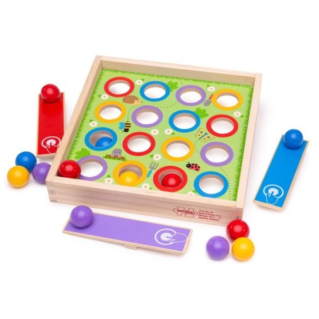 Bigjigs Toys Dřevěná hra kloboučku hop