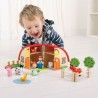Bigjigs Toys Dřevěná farma v kufříku