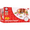 Bigjigs Toys Dřevěná farma v kufříku