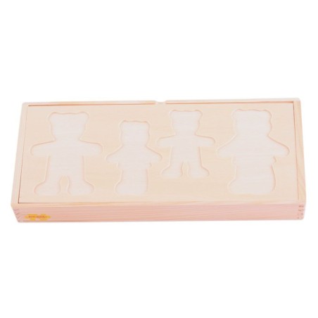 Bigjigs Toys Oblékací puzzle Medvědí rodinka