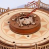 RoboTime 3D dřevěná skládačka hrací skříňky Klasický kolotoč