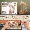 RoboTime 3D mechanická skládačka hrací skříňky Kouzelná harfa