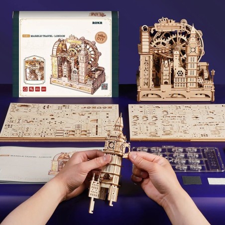 RoboTime 3D mechanická skládačka kuličkové dráhy Londýn