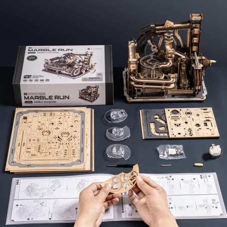 RoboTime 3D mechanická skládačka kuličkové dráhy Kosmodrom
