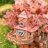 RoboTime 3D dřevěná skládačka Domeček na stromě Sakura