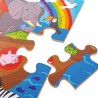 Bigjigs Toys Podlahové puzzle Noemova archa 48 dílků