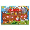 Bigjigs Toys Podlahové puzzle Noemova archa 48 dílků