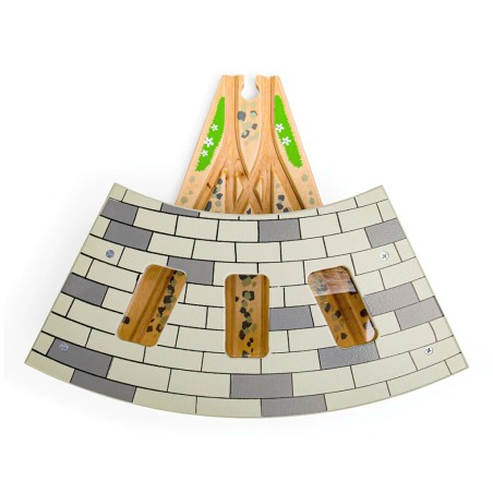 Bigjigs Rail Trojité dřevěné depo s vraty