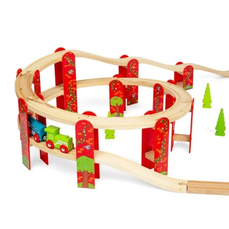 Bigjigs Rail Víceúrovňový set kolejí