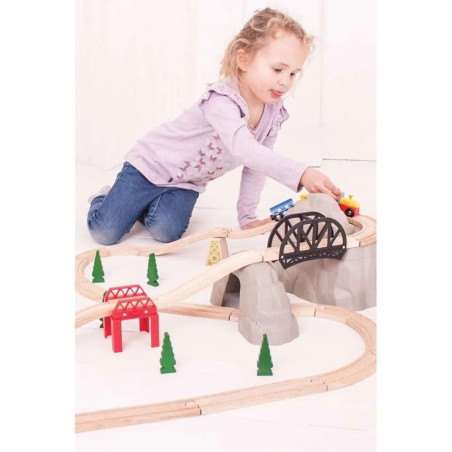 Bigjigs Rail Set vysokohorská dráha