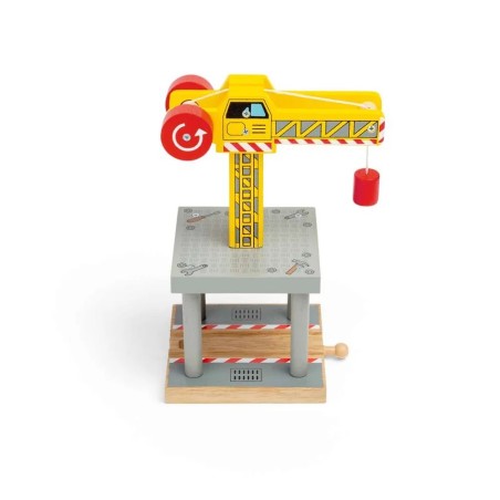 Bigjigs Rail Velký jeřáb žlutý