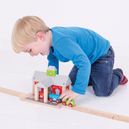 Bigjigs Rail Dřevěné nádraží