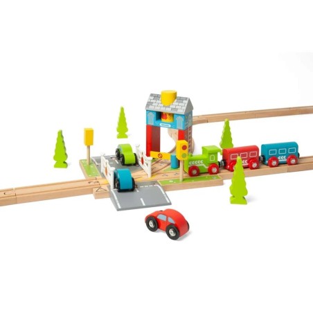 Bigjigs Rail Závory s návěstím
