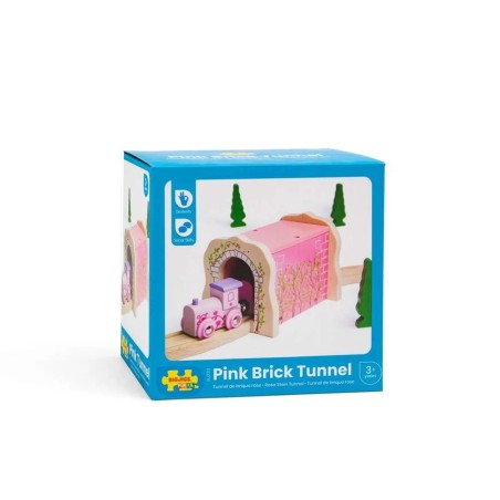 Bigjigs Rail Růžový železniční tunel