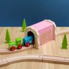 Bigjigs Rail Růžový železniční tunel