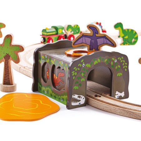Bigjigs Rail Dinosauří tunel T. Rex