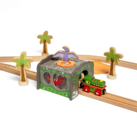 Bigjigs Rail Dinosauří tunel T. Rex