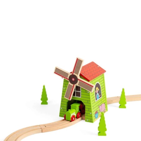 Bigjigs Rail Větrný mlýn
