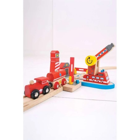 Bigjigs Rail Hasiči mořští záchranáři