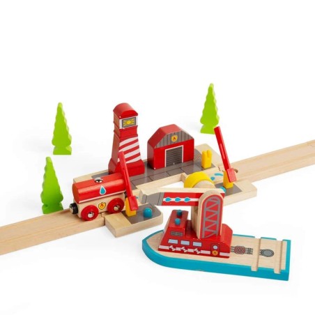 Bigjigs Rail Hasiči mořští záchranáři