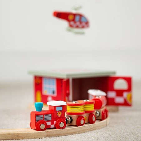 Bigjigs Rail Hasičský vlak